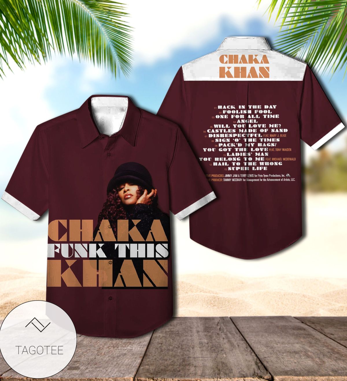 Chaka Khan Chaka The Debut Solo Album Cover Hawaiian Shirt