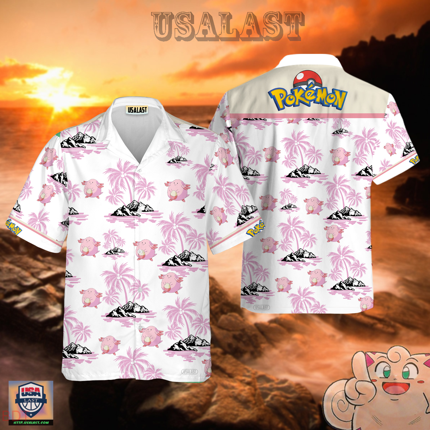 Charizard Pokemon Hawaiian Shirt