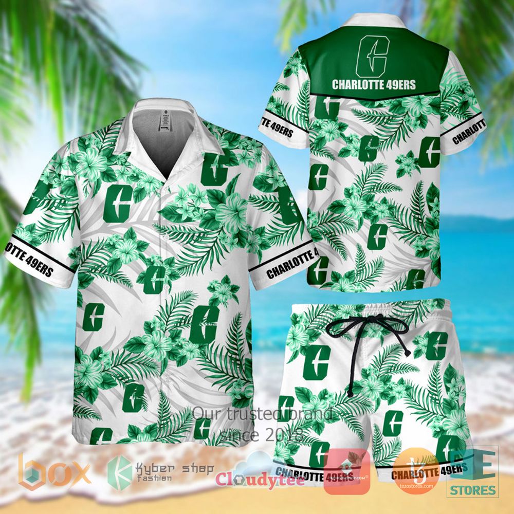 Charlotte 49ers Hawaiian Shirt, Short