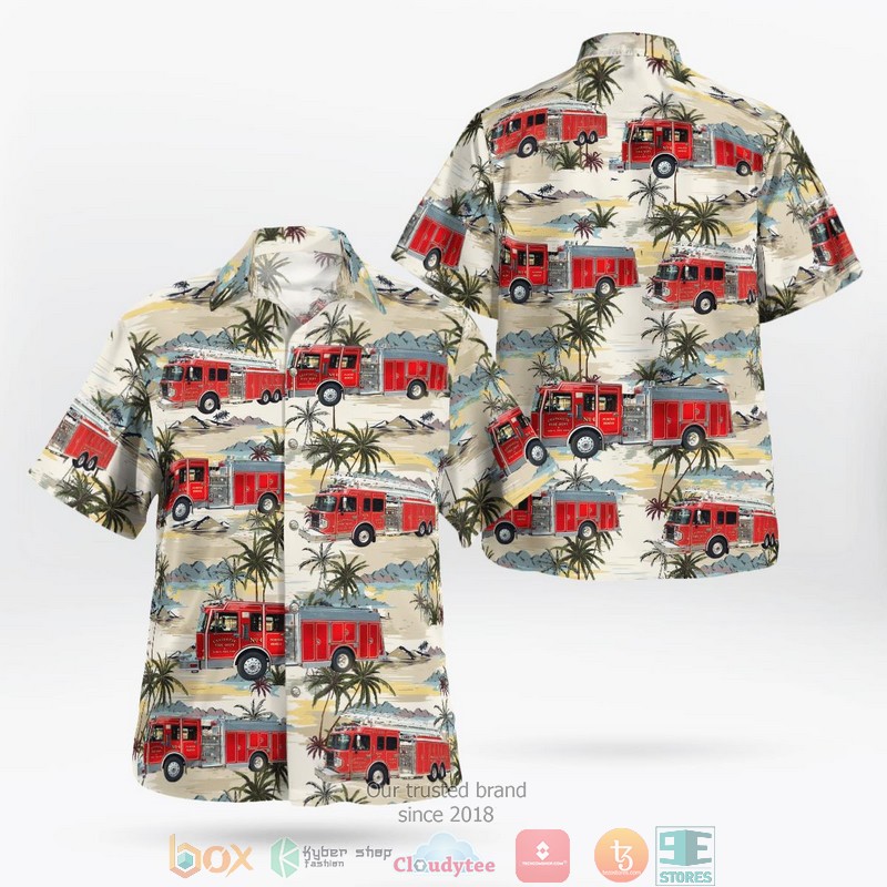 Charleston West Virginia Charleston Fire Department Hawaiian Shirt