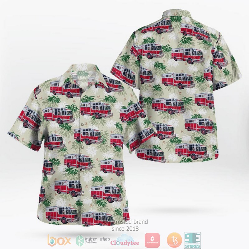 Charlottesville Fire Department Virginia Hawaiian Shirt