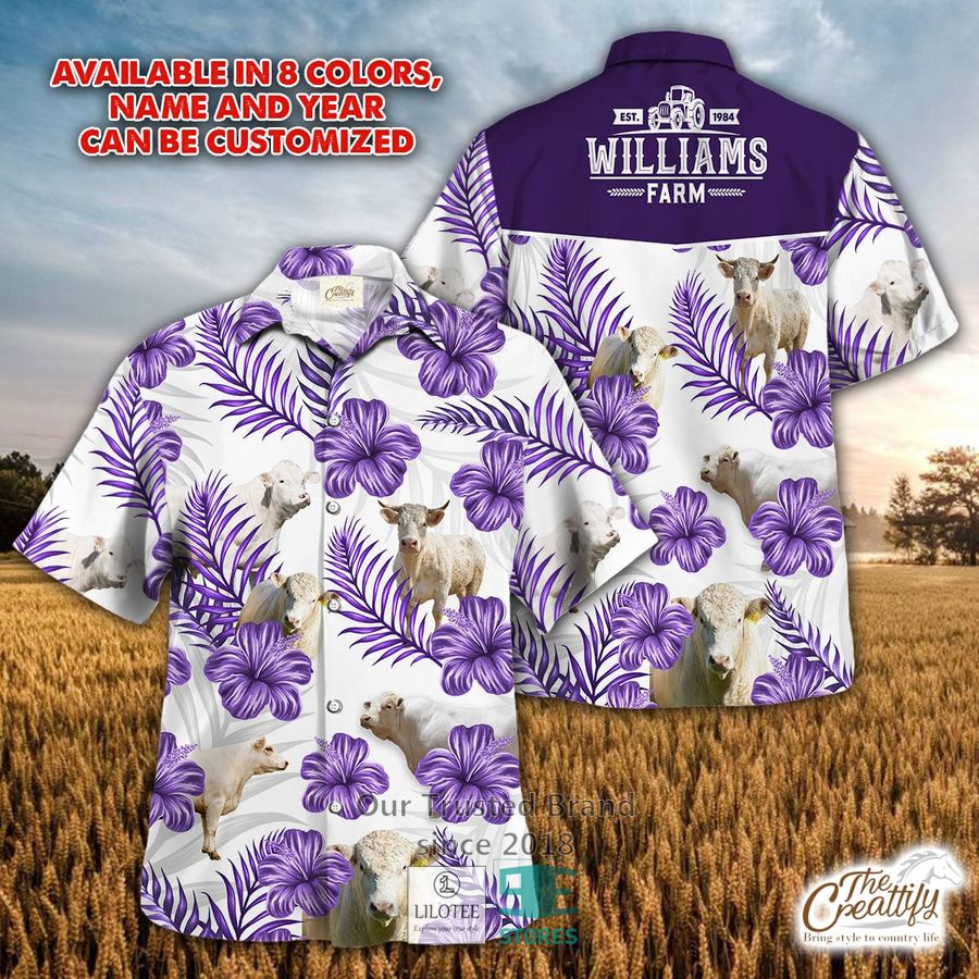 Charolais Farm Hawaiian Shirt