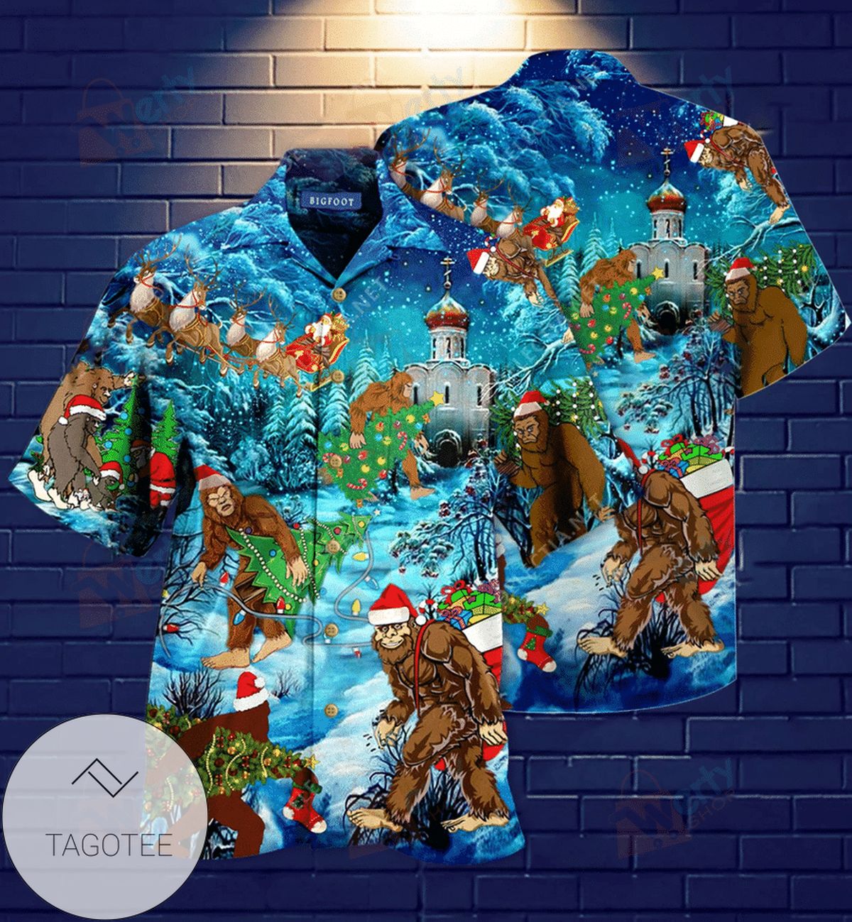 Check Out This Awesome Bigfoot Cartoon 2022 Authentic Hawaiian Shirts