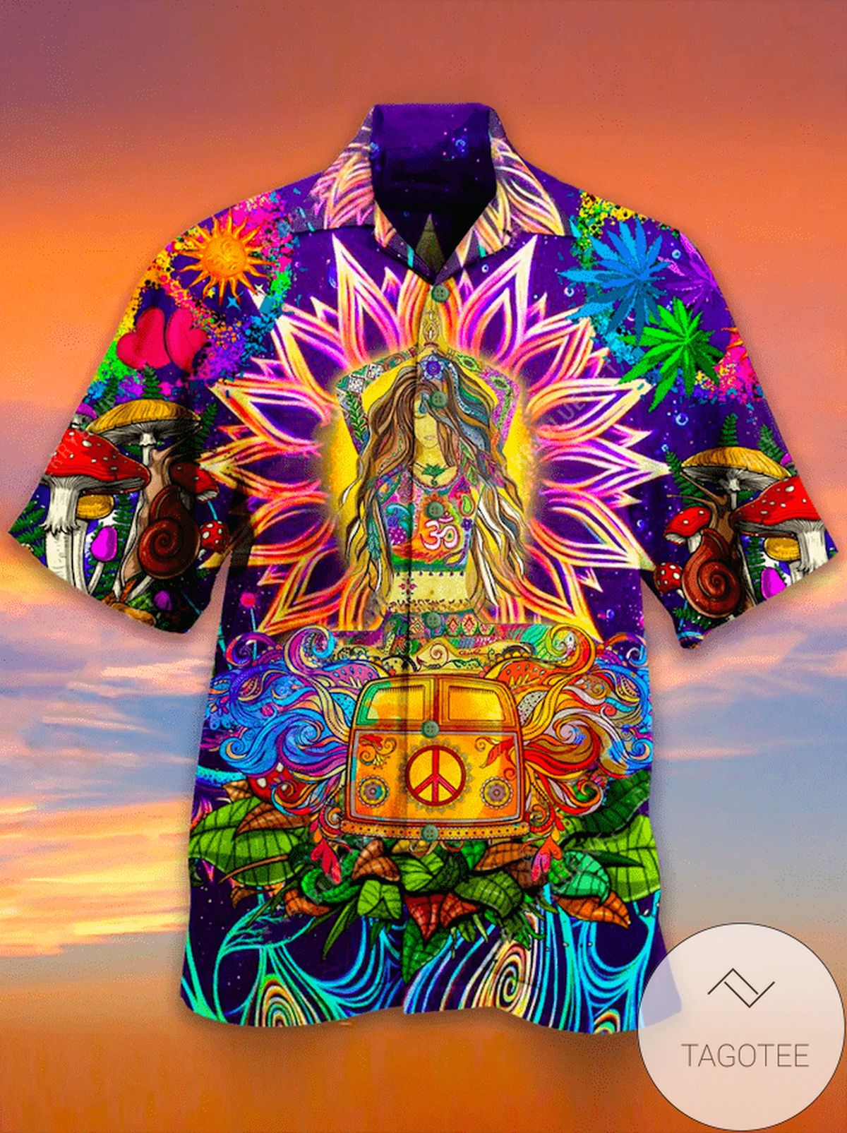 Check Out This Awesome Colorful Mushroom Body Aloha Authentic Hawaiian Shirt 2022s