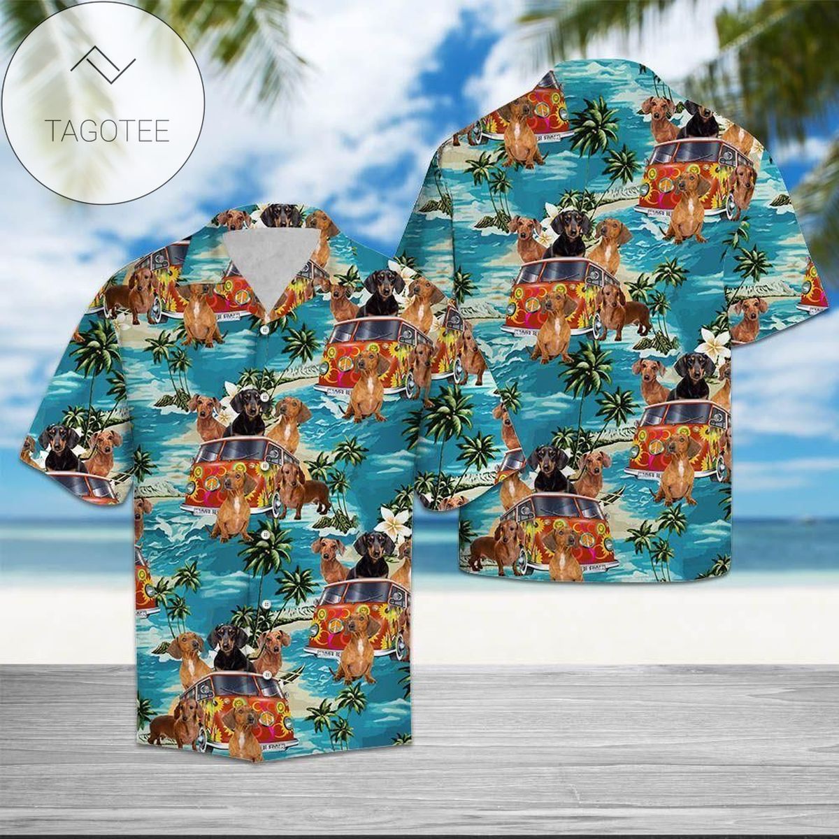 Check Out This Awesome Cute Tiki Brown Unisex Hawaiian Aloha Shirts