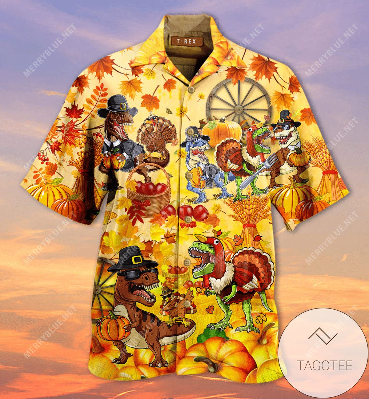 Check Out This Awesome Happy Thanksgiving German Shepherd Unisex Authentic Hawaiian Shirt 2022