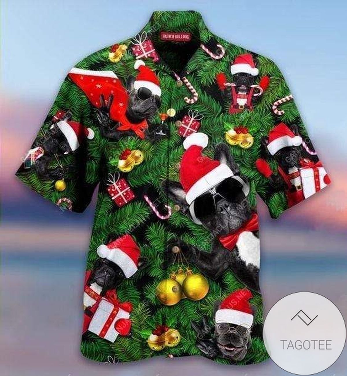 Check Out This Awesome Hawaiian Aloha Shirts Funky Santa And Snowman Christmas