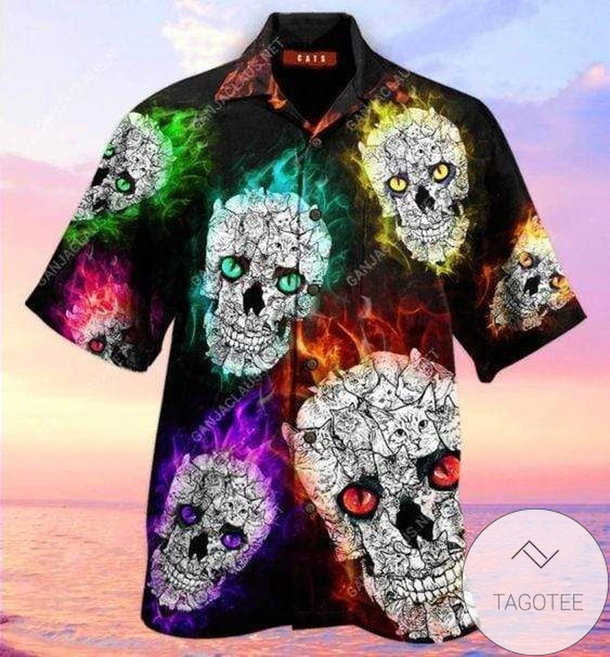 Check Out This Awesome Hawaiian Aloha Shirts Funky Santa And Snowman Christmas