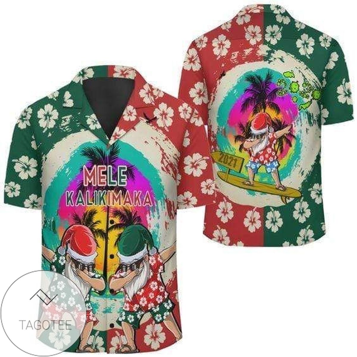 Check Out This Awesome Hawaiian Aloha Shirts Pool Boy Santa Christmas