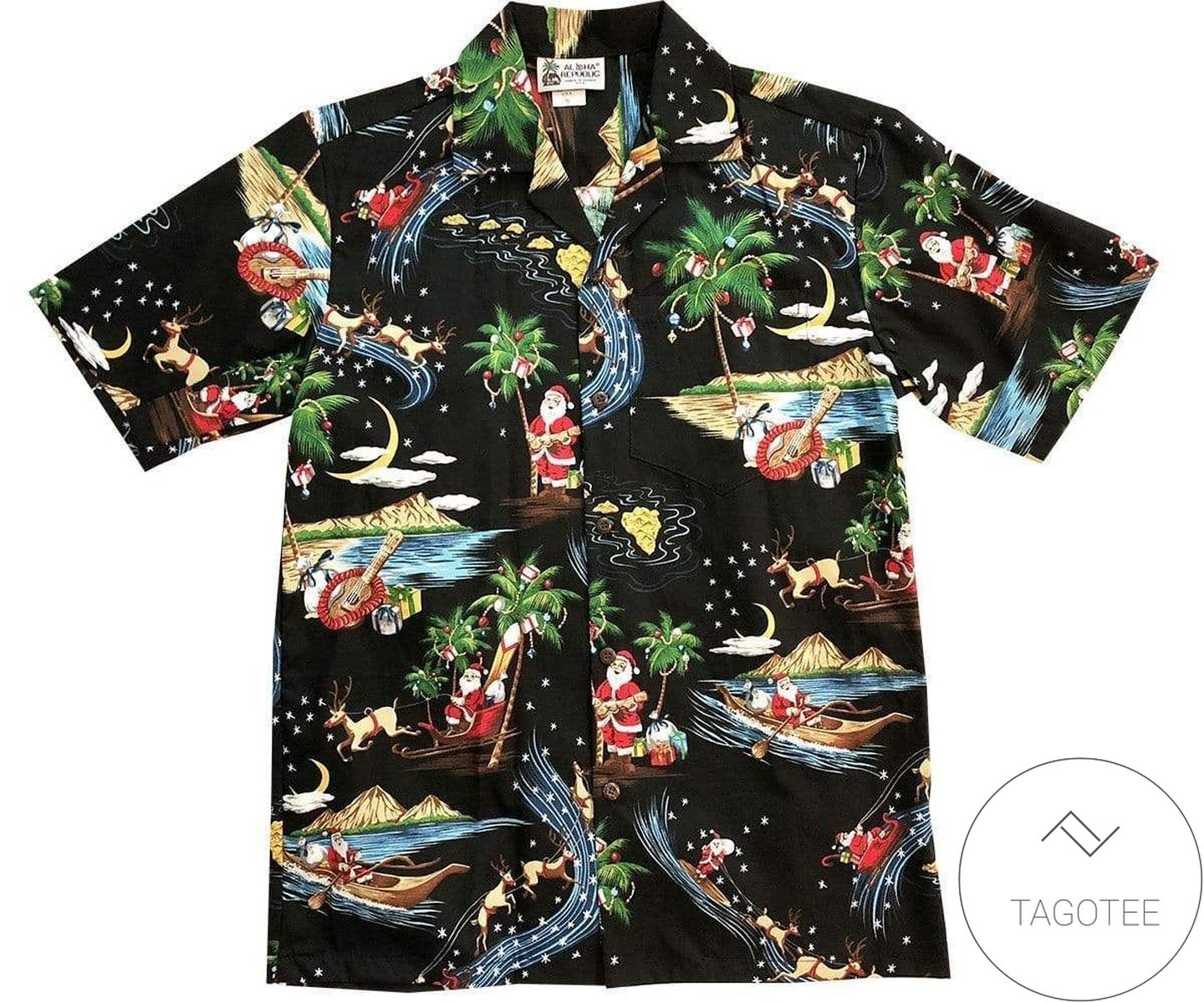 Check Out This Awesome Merry Christmas Santa Claus And Flamingo 2022 Authentic Hawaiian Aloha Shirts 2810h