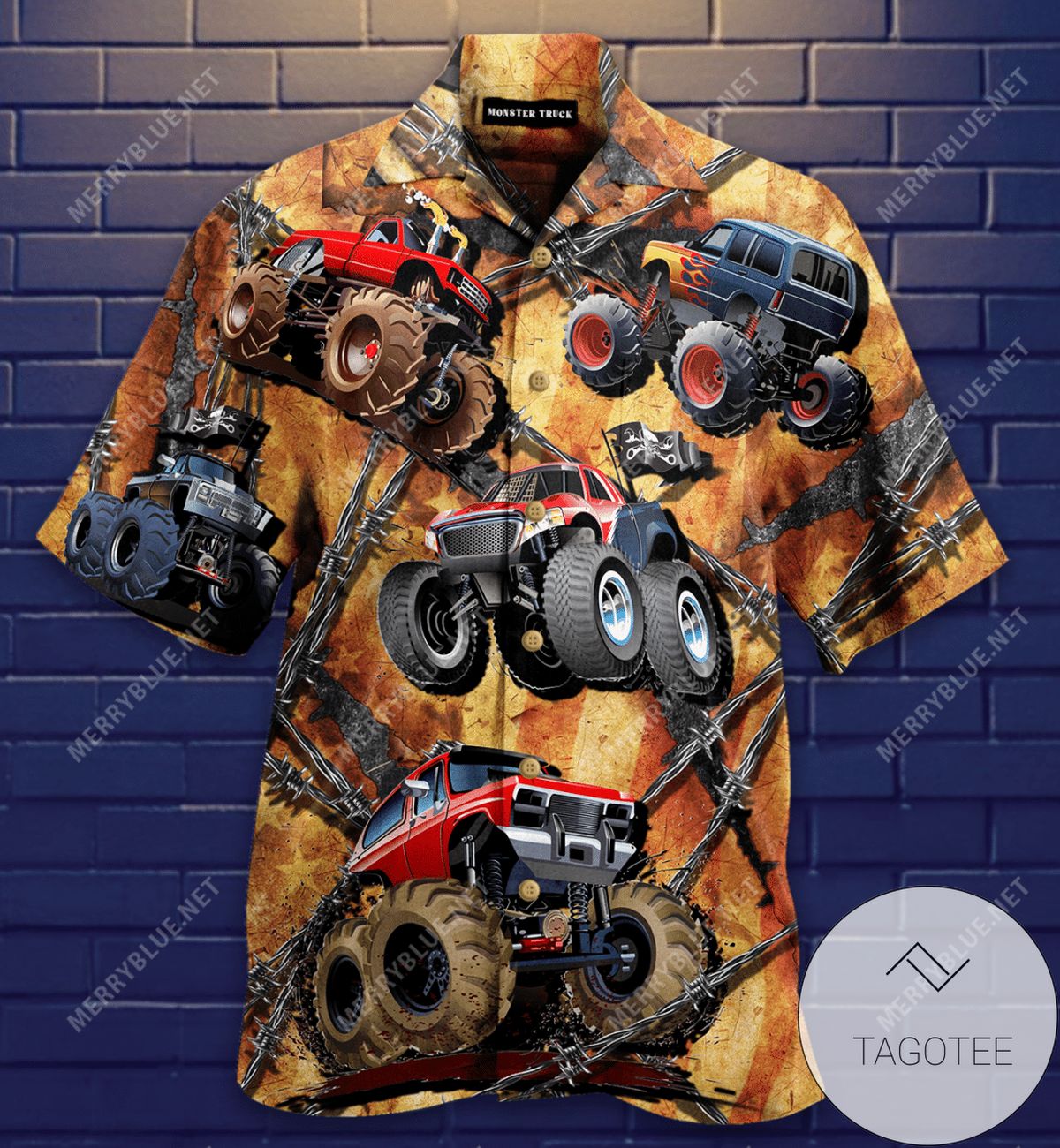 Check Out This Awesome Monster Truck Is My Toy Authentic Hawaiian Shirt 2022