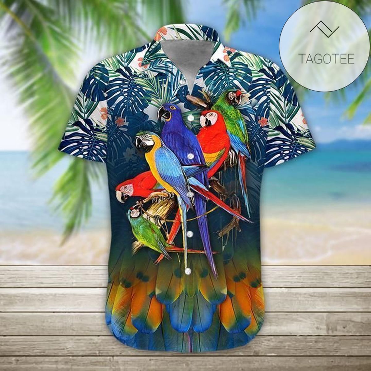 Check Out This Awesome Panda Tropical Summer Hawaiian Aloha Shirts H