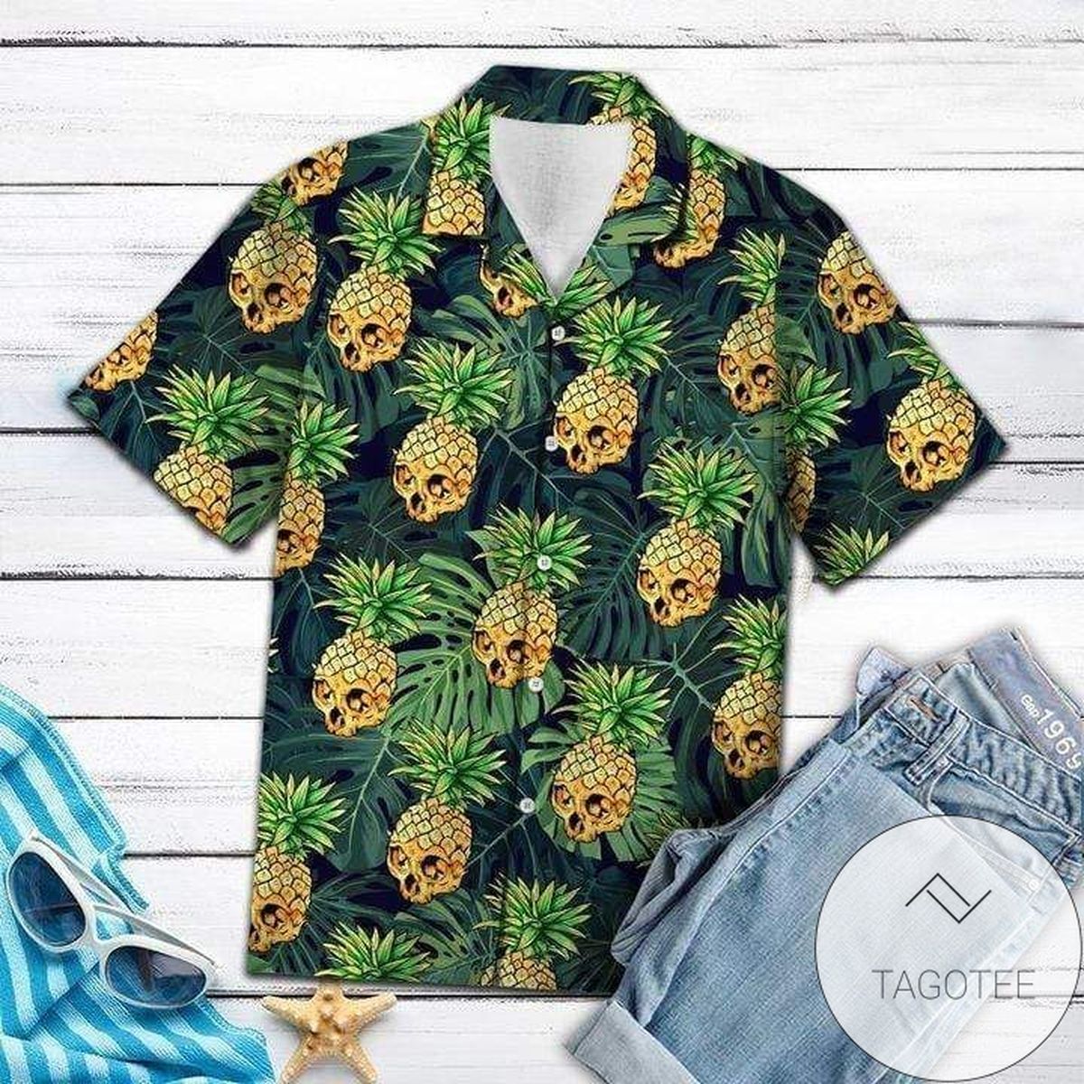 Check Out This Awesome Patriot American Symbol Vintage Unisex Hawaiian Aloha Shirts