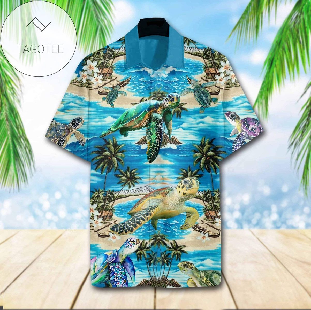 Check Out This Awesome Shark Summer Vibe Tropical Hawaiian Aloha Shirts Dh