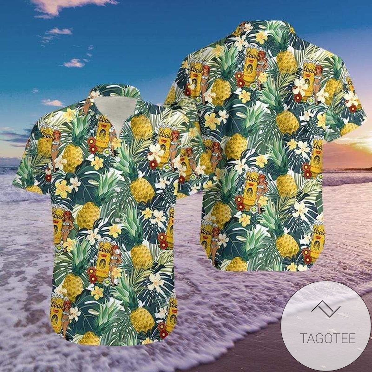 Check Out This Awesome Sexy Girls Retro Tropical Blue 2022 Authentic Hawaiian Shirts Dh