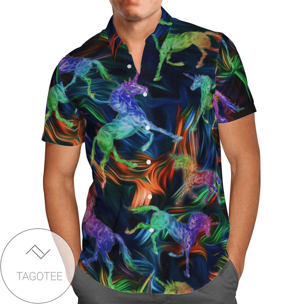 Check Out This Awesome Tropical Skull Funny Unisex Hawaiian Aloha Shirt V