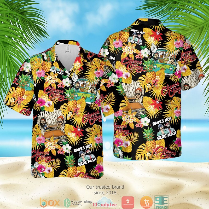 Cheech & Chong Dave’s Nice Dreams Hawaian Summer Outfit