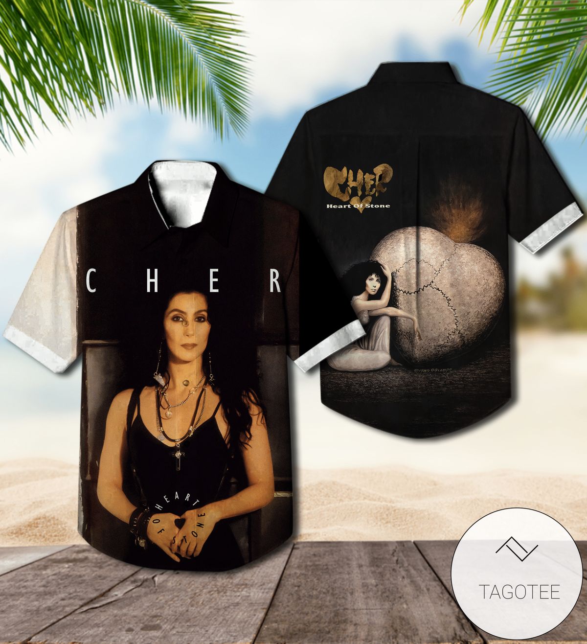 Cher Take Me Home Album Cover Hawaiian Shirt