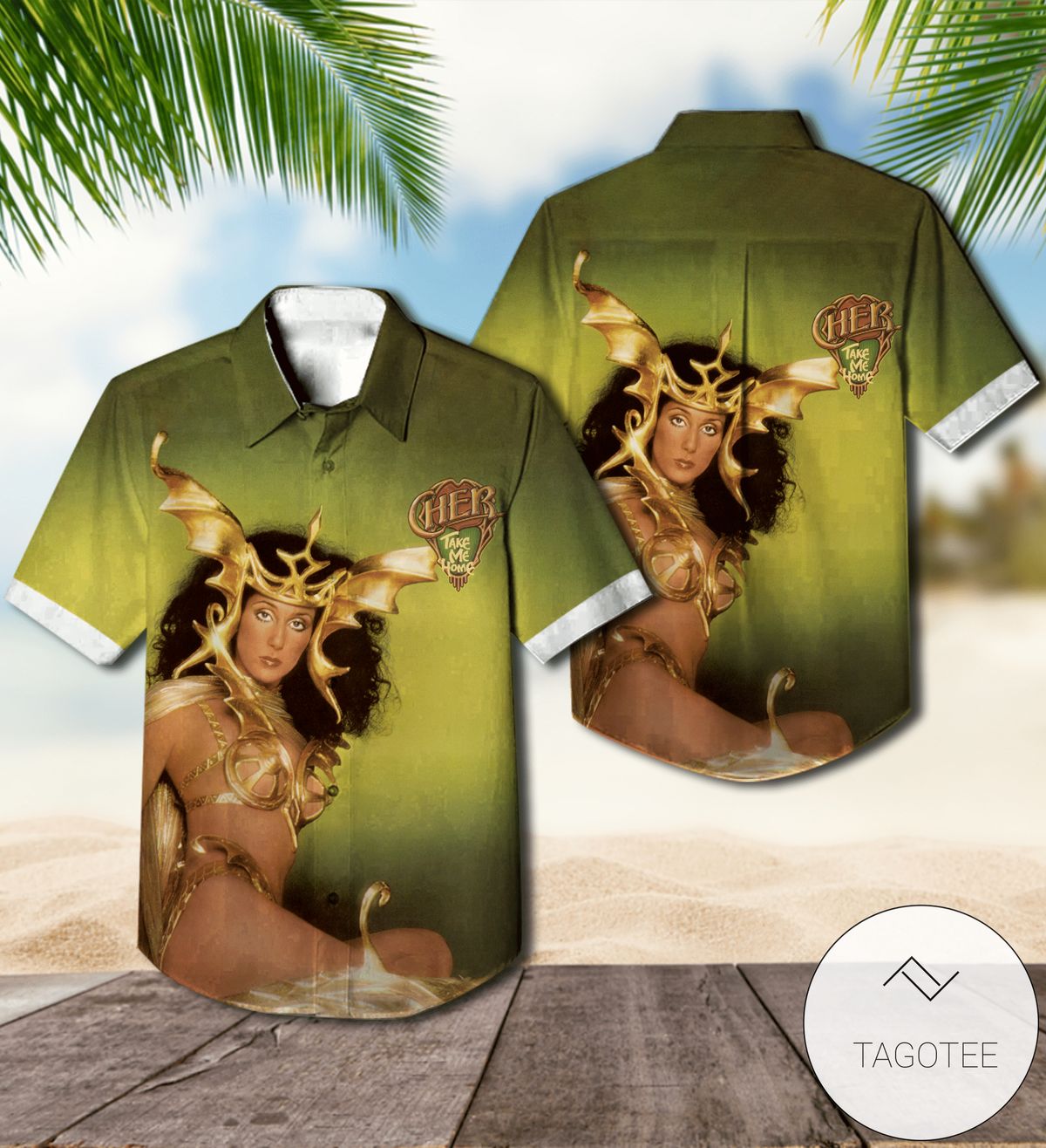 Cher Heart Of Stone Album Cover Hawaiian Shirt