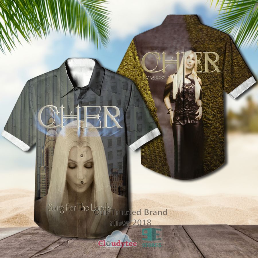 Cherilyn Sarkisian Heart of Stone Album Hawaiian Shirt