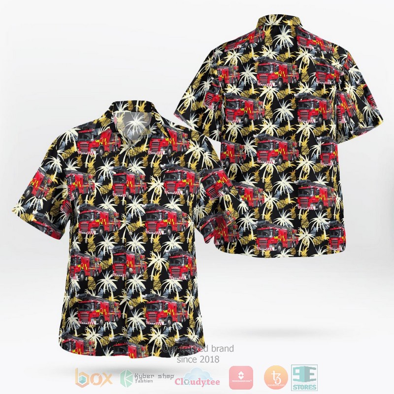 Cheshire England United Kingdom Cheshire Fire and Rescue Service Hawaiian Shirt