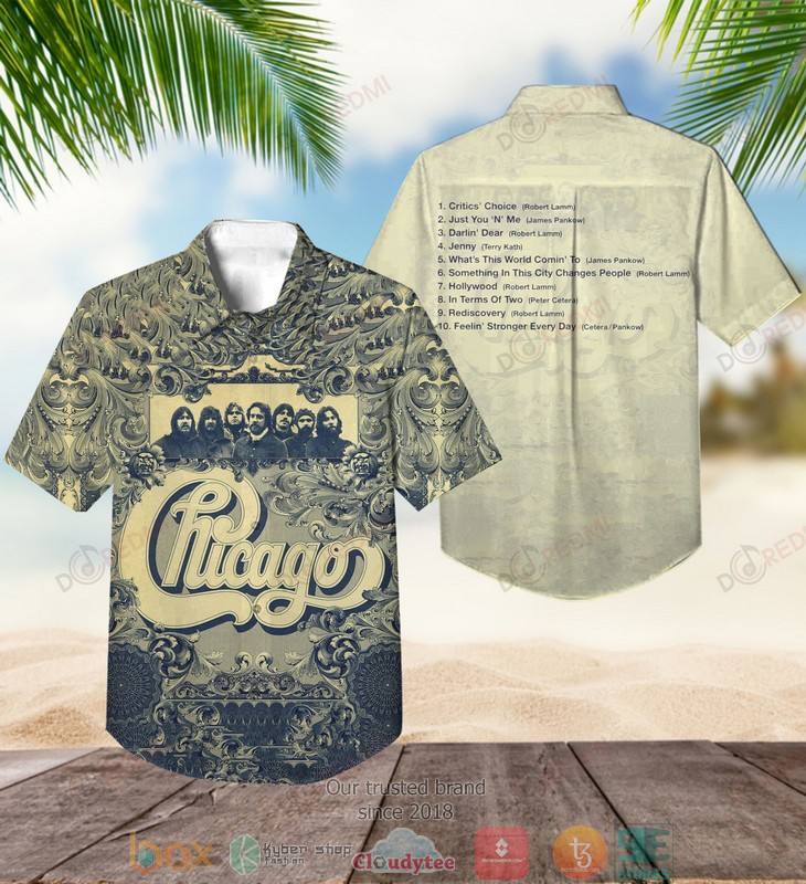 Chicago band Chicago Short Sleeve Hawaiian Shirt