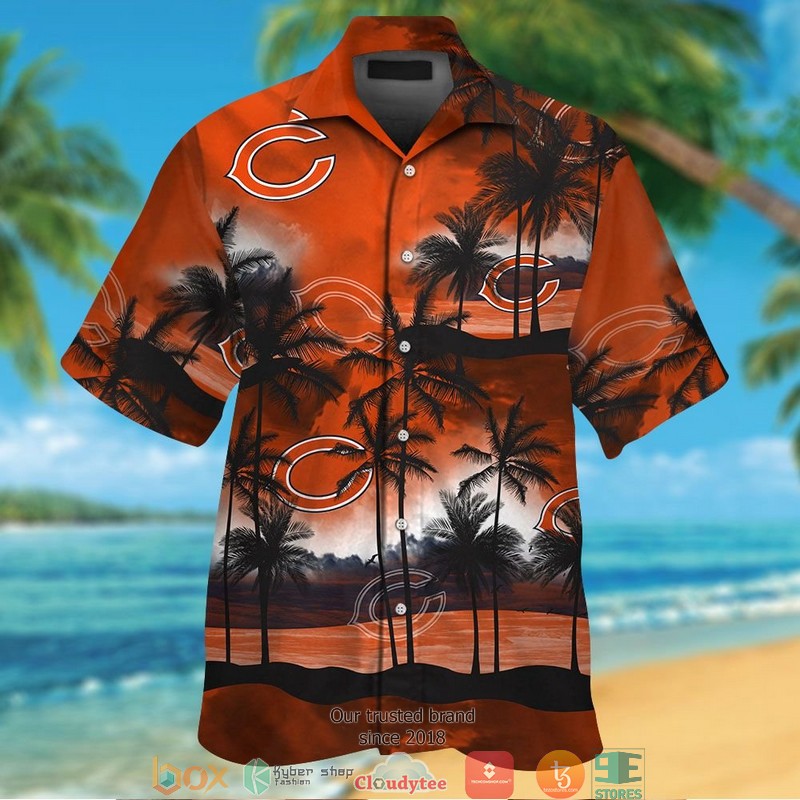 Chicago Bears Coconut island Ocean Hawaiian Shirt, short