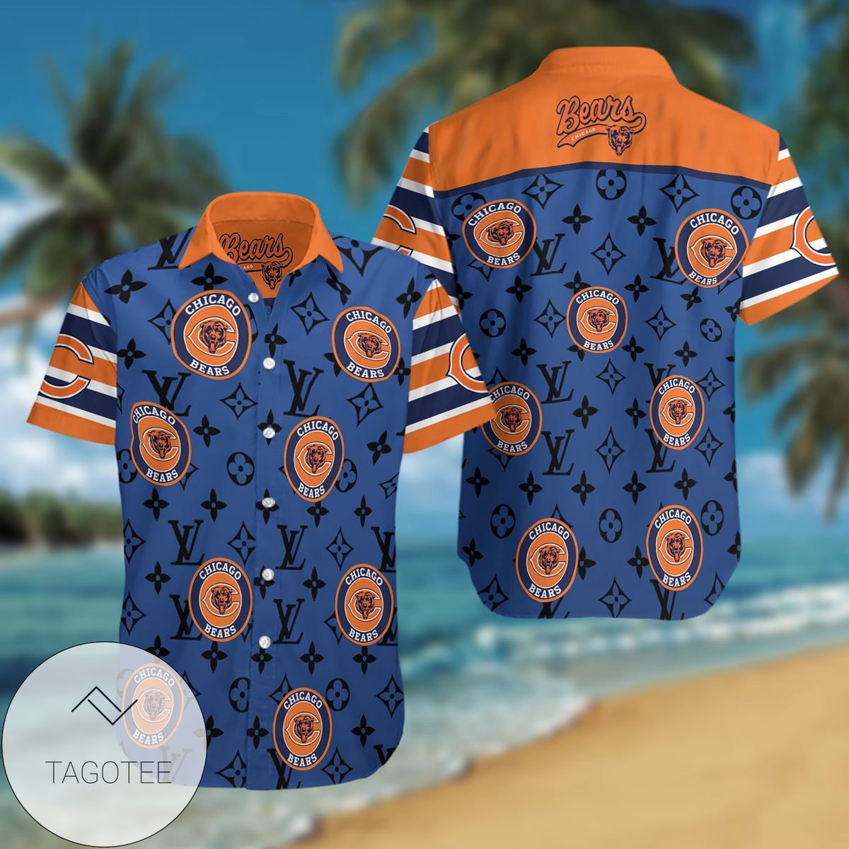 Chicago Bears Nfl Tommy Bahama Hawaiian Shirt