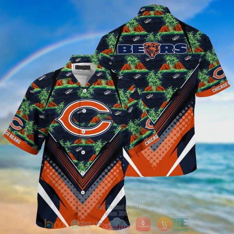 Chicago Bears Minnie Mouse Hawaiian Shirt, short