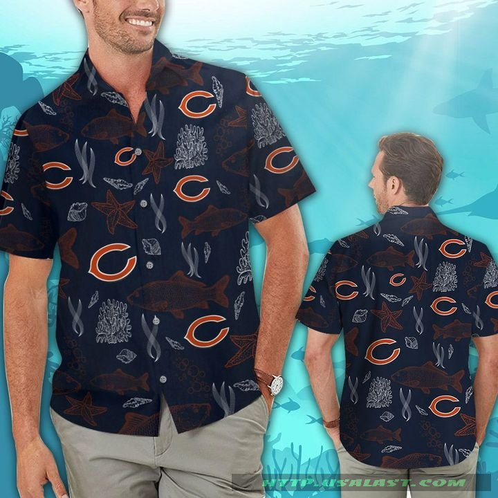 Chicago Bears Pirates Aloha Hawaiian Shirt