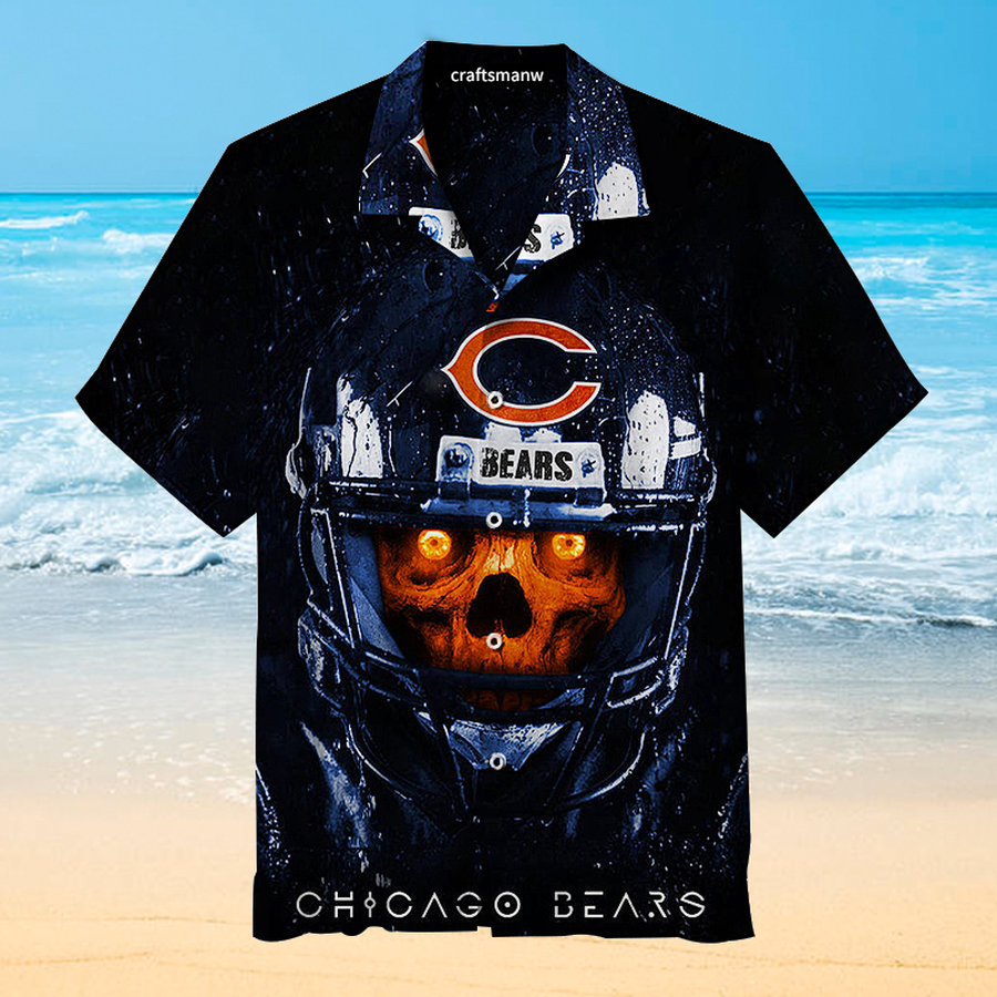 Chicago Bears Print Rugby Hawaiian Shirt 3D All Over Print Men Women Unisex Model 28