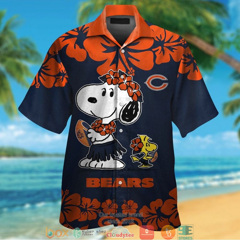 Chicago Bears Snoopy Dance Hawaiian Shirt, short