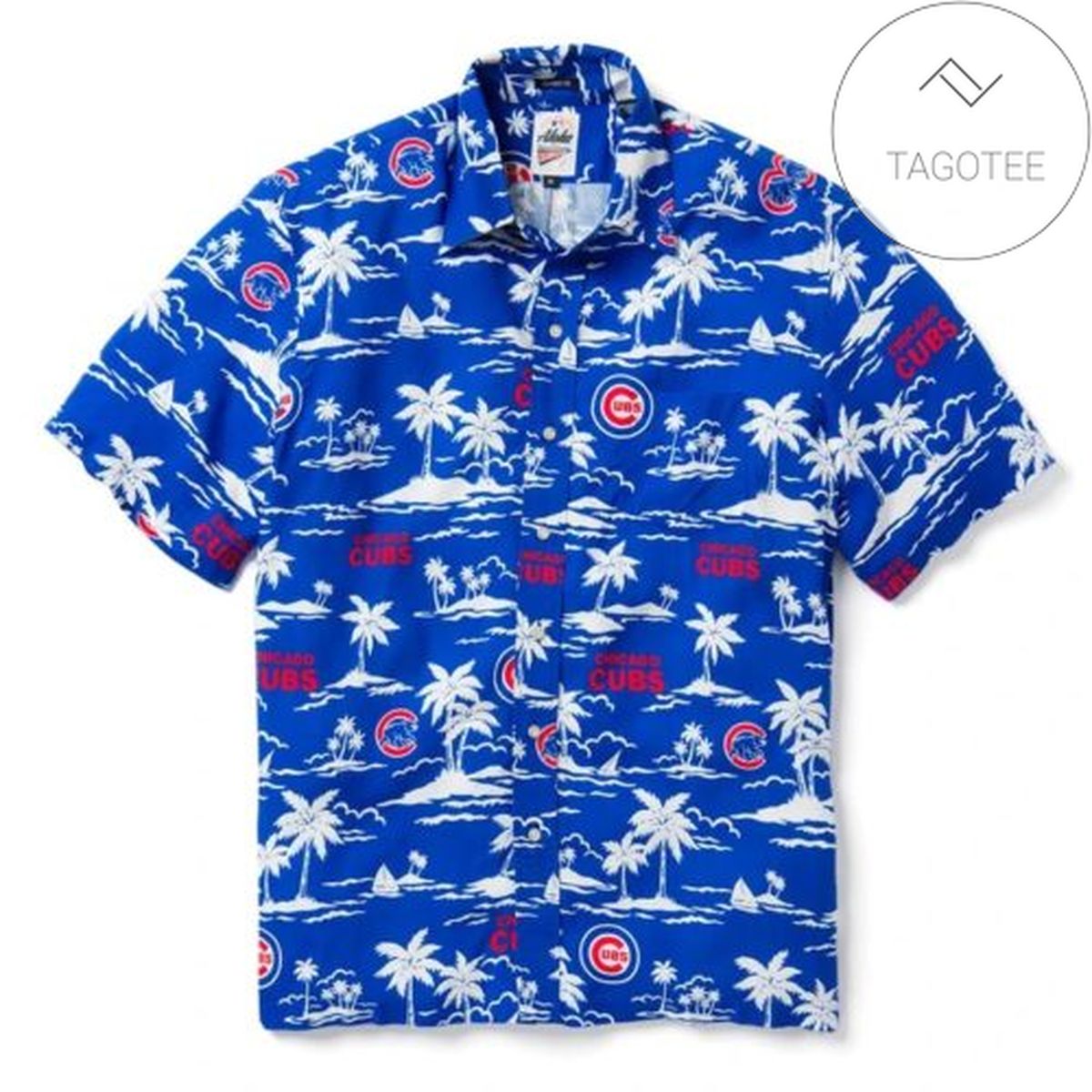 Chicago Cubs Flamingo Floral Hawaiian Shirt