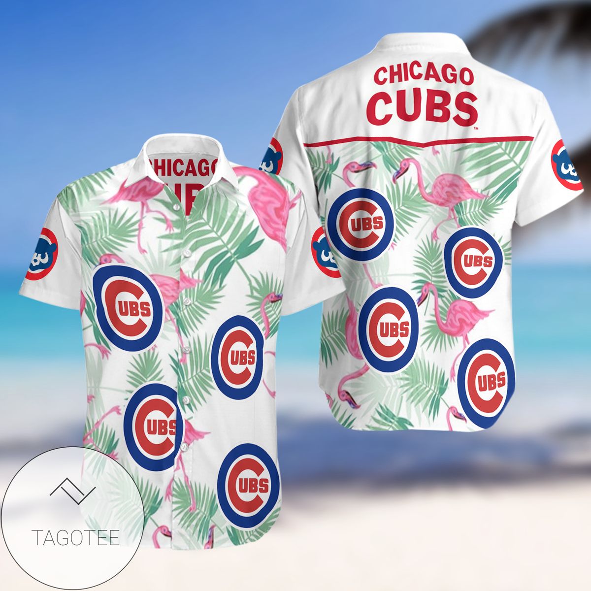 Chicago Cubs Beach Paradise Hawaiian Shirt