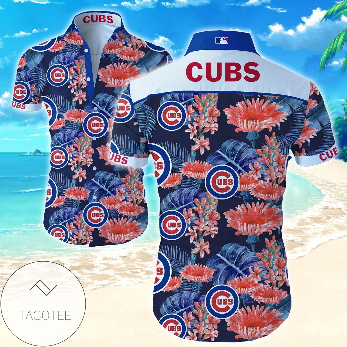 Chicago Cubs Vintage Mlb Authentic Hawaiian Shirt 2022