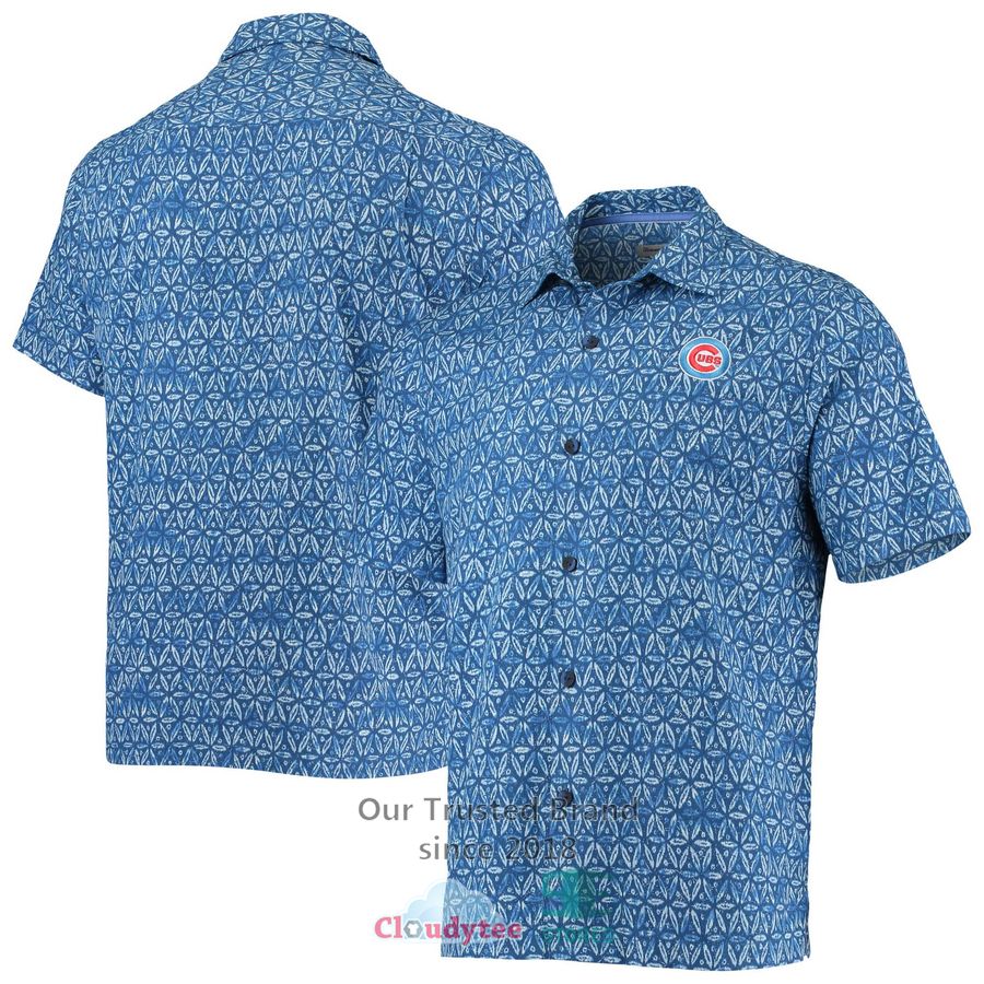 Chicago Cubs Tommy Bahama Barrie Batik Royal Hawaiian Shirt