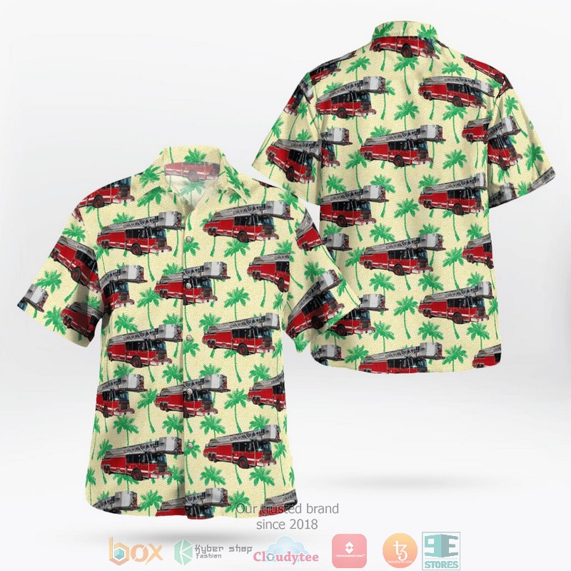 Chicago hibiscus Hawaiian Shirt