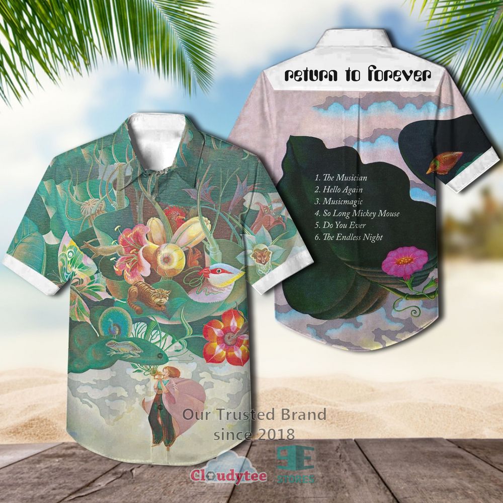 Chick Corea Light As A Feather Casual Hawaiian Shirt