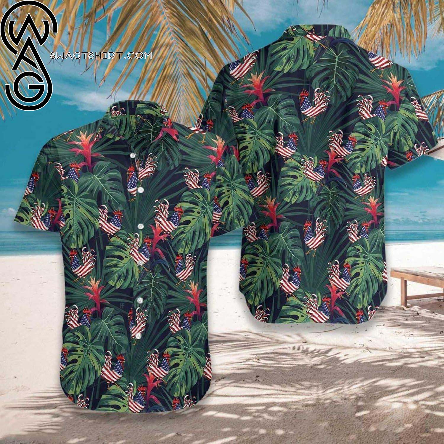 Chivas Regal Palm Tree Summer Outfits Hawaiian Shirt