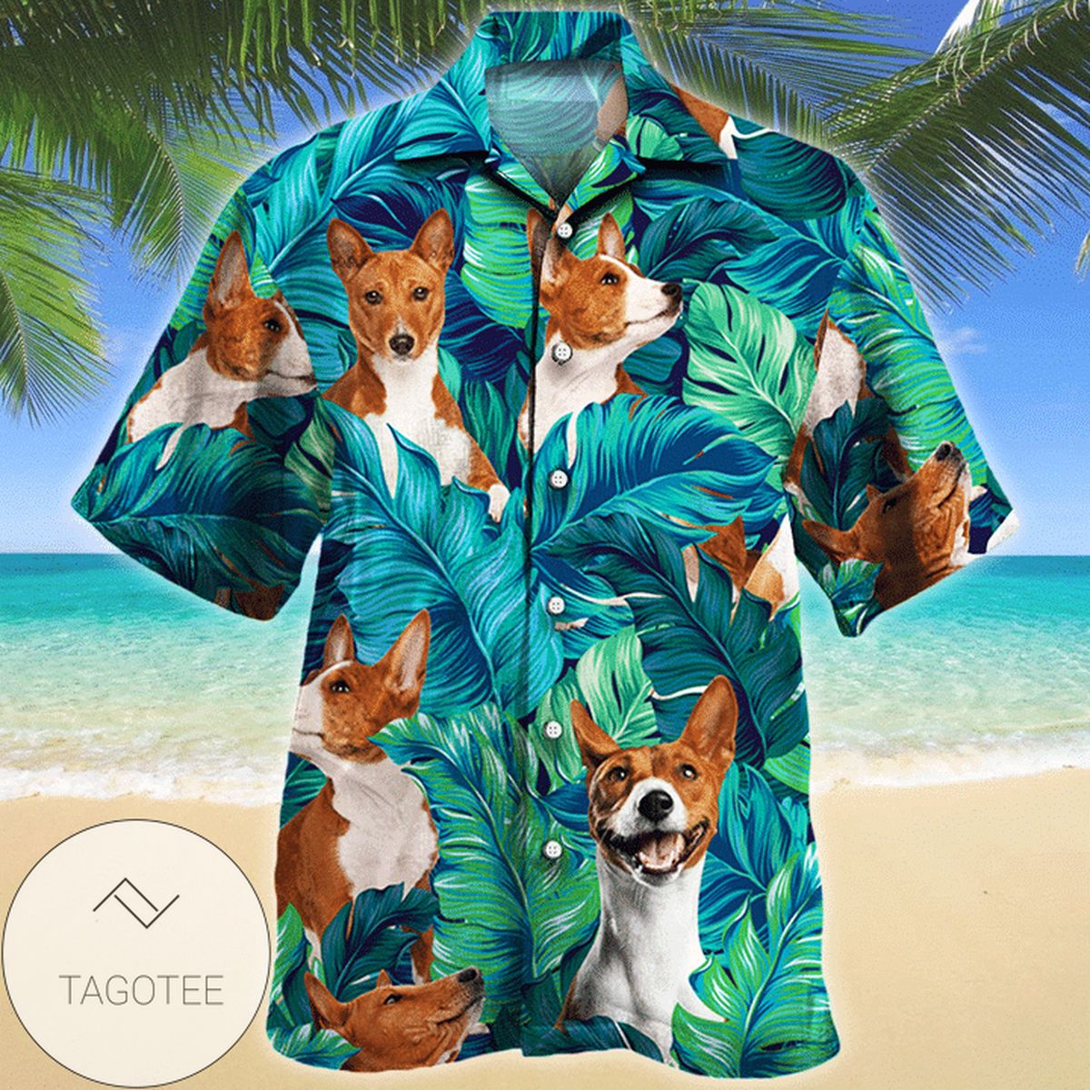 Chihuahua Apparel Chihuahua Hawaiian Button Up Shirt