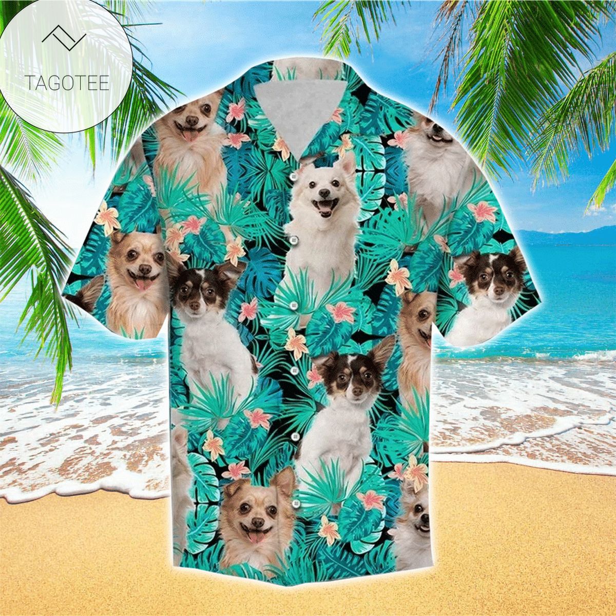 Chihuahua Hawaiian Shirt Perfect Chihuahua Terrier Clothing