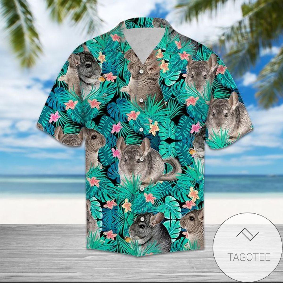 Chinchilla Hawaiian Shirt