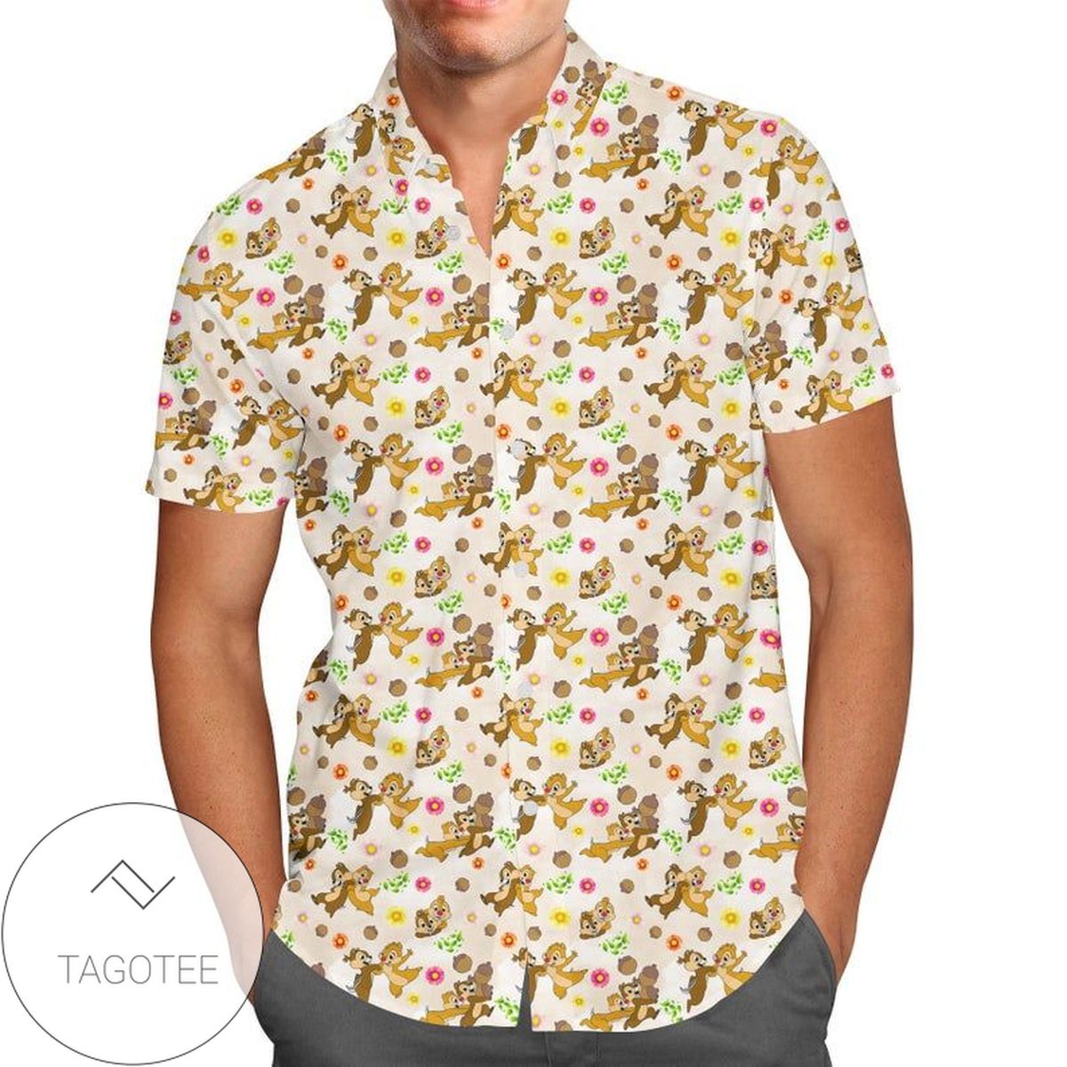 Chip Dale Hawaiian Shirt 3d T Shirt