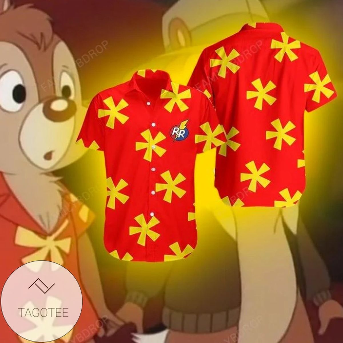 Chip Dale Hawaiian Shirt 3d T Shirt