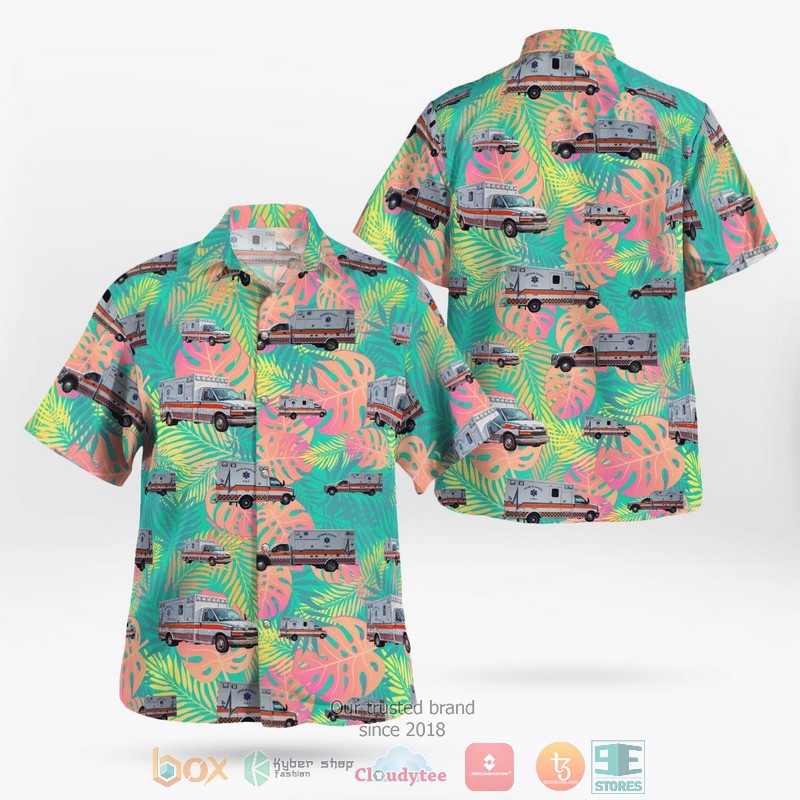 CHP AS 350 B3 California Police Hawaiian Shirt