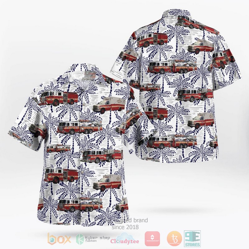 Chowan County EMS Hawaiian shirt