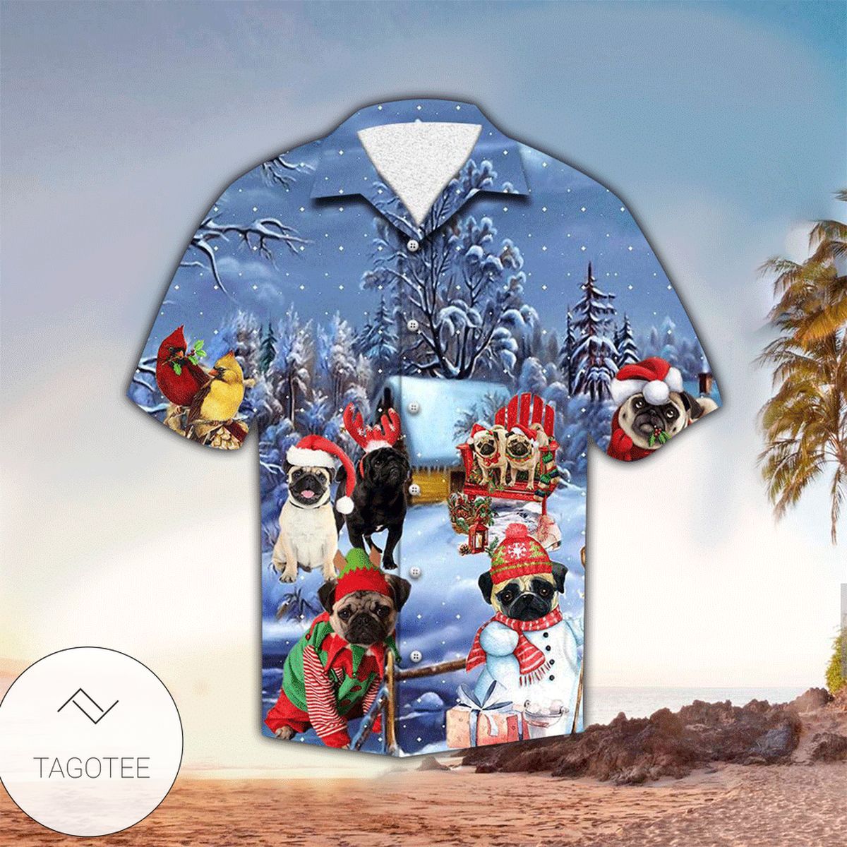 Christmas Hawaiian Shirt 3d T Shirt