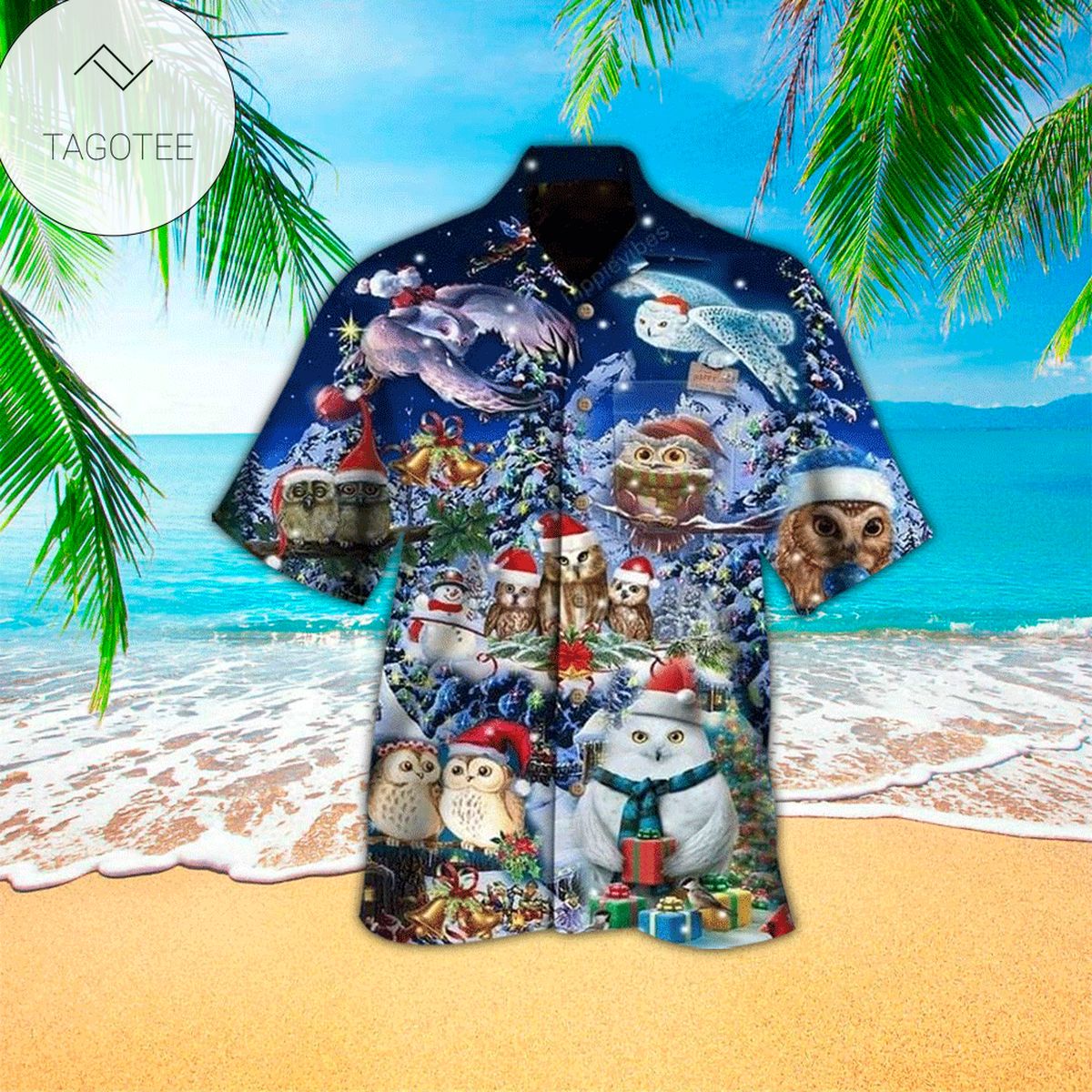 Christmas Ornament Pattern Hawaiian Shirt