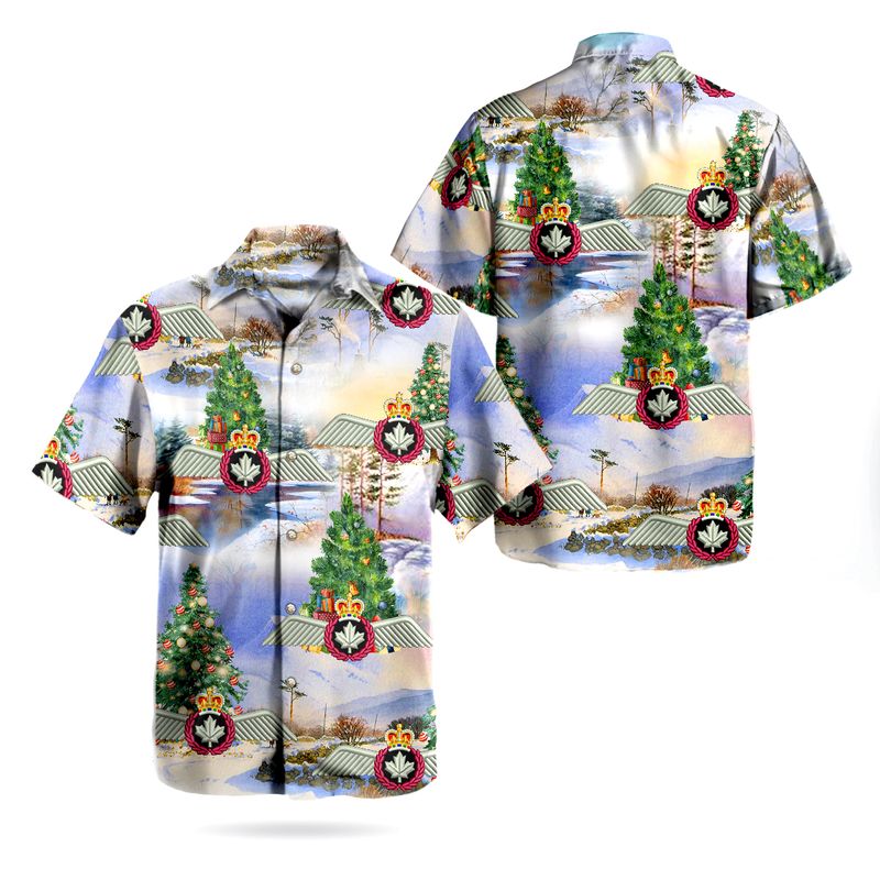 Christmas Royal Air Force Roundel Hawaiian Shirt