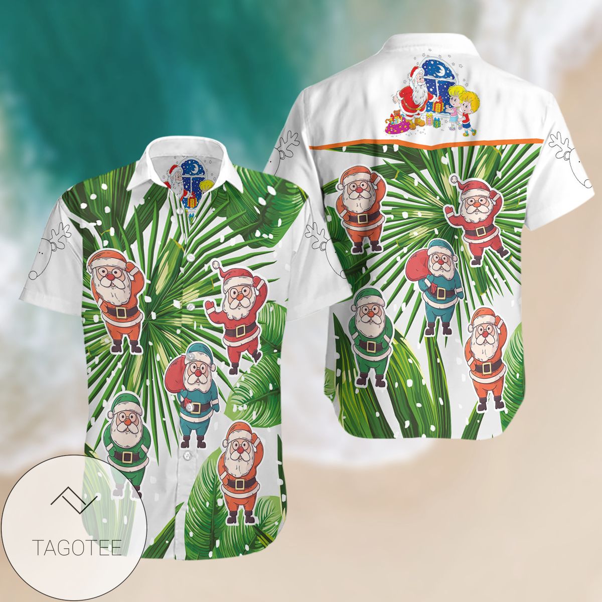 Christmas Santa Hawaiian Shirt Santa Lover Gifts